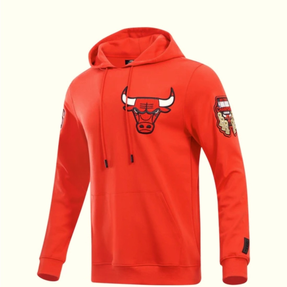 NBA Chicago Bulls classic chenille mens PO hoodie